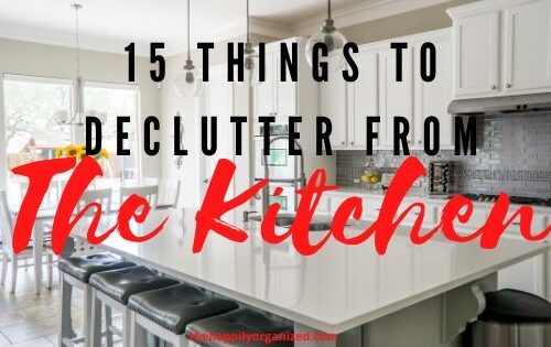 things to declutter from the kitchen